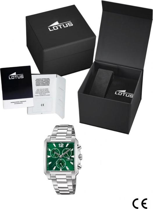 Actual product image Lotus 18850/3 Stainless steel bracelet Chrono (Chronograph, 38 mm)