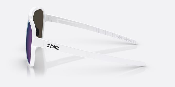 Actual product image Bliz Matrix (Smoke w Iceblue multi, Shiny White, Smoke w Blue Multi)