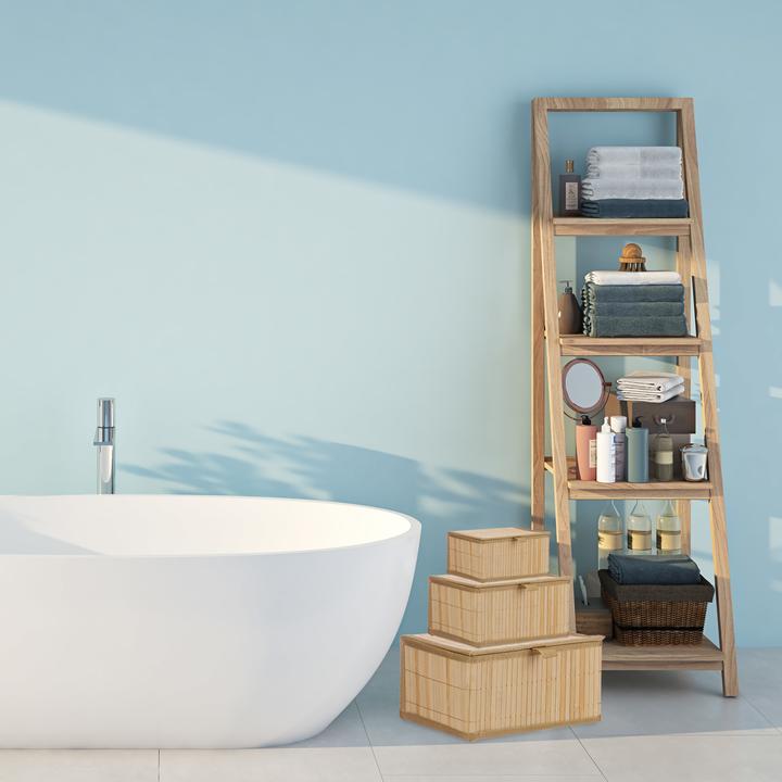 Image du produit Relaxdays Panier de rangement (3 x, 33 x 25.5 x 15 cm)