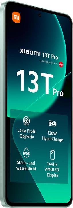 Produktbild Xiaomi 13T Pro (512 GB, meadow green, 6.67", Dual SIM, 50 Mpx, 5G)