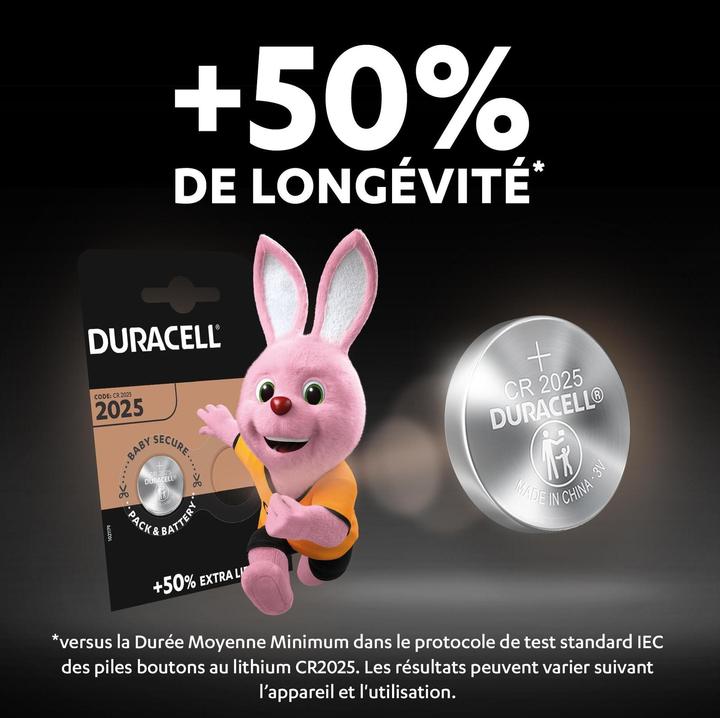 Produktbild Duracell Lithium CR2025 (2 Stk., CR2025, 165 mAh)