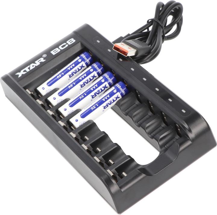 Immagine prodotto Xtar BC8 (1 pz., AAA, Caricabatterie senza batteria)