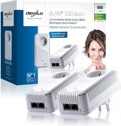 Actual product image Devolo dLAN 500 duo+ Starter Kit (500 Mbit/s)