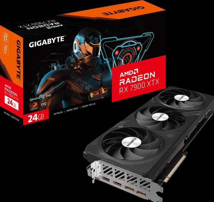 Actual product image Gigabyte Radeon RX 7900 XTX GAMING OC (24 GB)