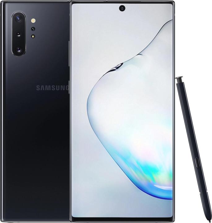 Produktbild Samsung Galaxy Note10+ EU (256 GB, Aura Black, 6.80", Hybrid Dual SIM, 16 Mpx, 4G)