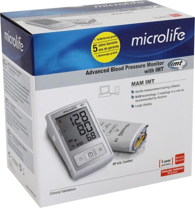 Produktbild Microlife BP A3L Comfort (Blutdruckmessgerät Oberarm)
