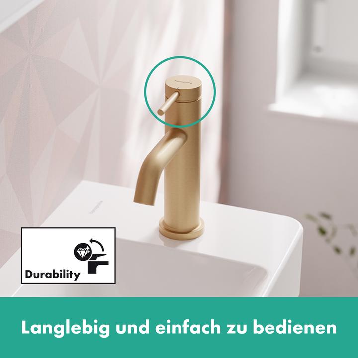 Image du produit hansgrohe Tecturis S Robinet sur pied 80 avec manette pour eau froide ou prémélangée, saillie 108