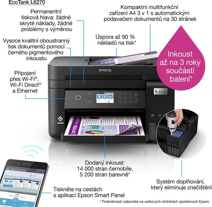 Produktbild Epson L6270 (Tintentank, Farbe)