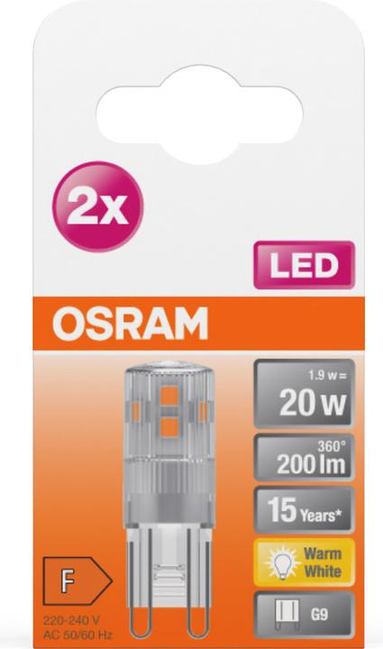 Produktbild Osram Led Pin (G9, 1.90 W, 200 lm, 2 x, F)