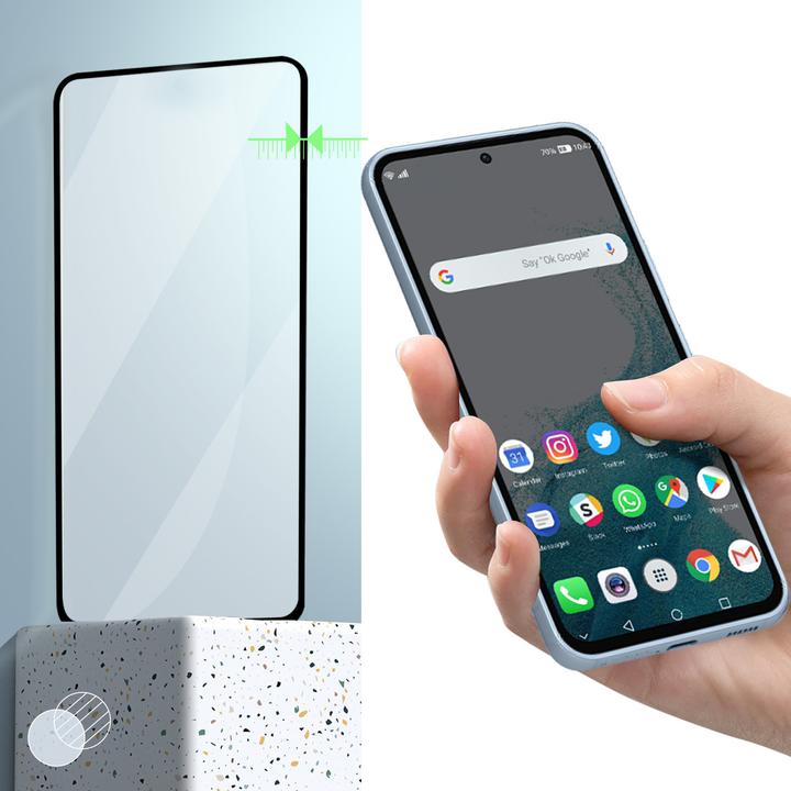 Produktbild Avizar 9H Härtegrad Glas-Displayschutzfolie (1 Stück, Samsung Galaxy A54 5G)