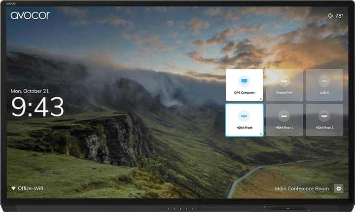 Avocor AVG-8560 G-60 S GlasLED Int Disp (3840 x 2160 pixels, 85")