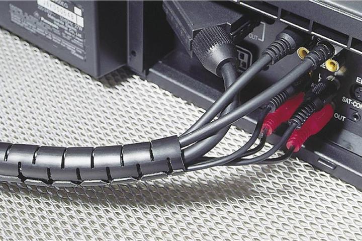 Actual product image HellermannTyton Cable conduit 32 mm (max) Grey (Cable conduit, 2500 cm)