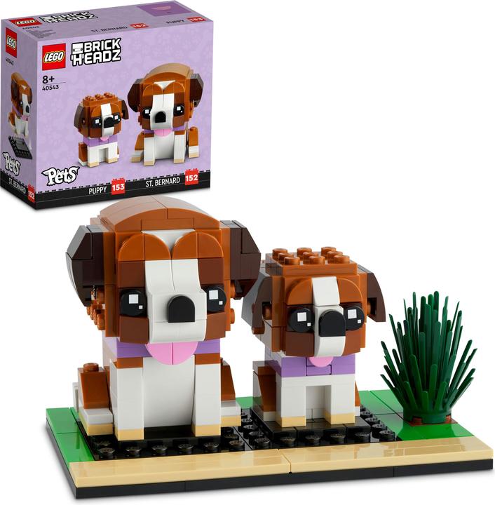 Image du produit LEGO BrickHeadz Bernhardiner 40543 (40543, LEGO Brickheadz, LEGO difficiles à trouver)