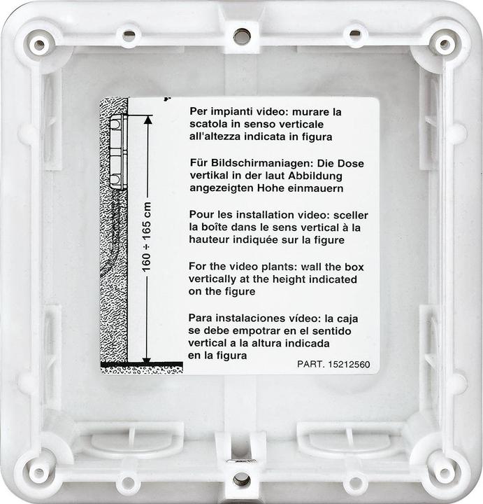 Image du produit Bticino Boîte d'encastrement 1 module 350010