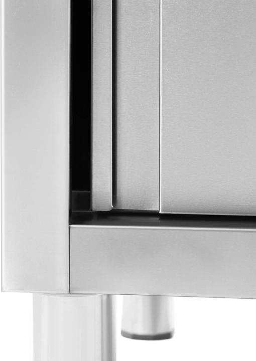 Image du produit Royal Catering Plonge inox sur meuble - 2 bacs - - Acier inoxydable - 500 x 400 x 300 mm (Éviers à poser, 30 cm, 70 cm)