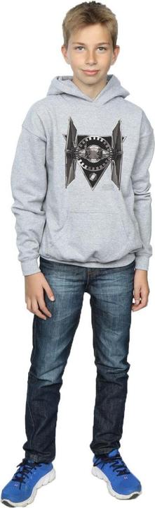 Actual product image Star Wars Boys The Last Jedi TIE Fighter Hoodie (116)