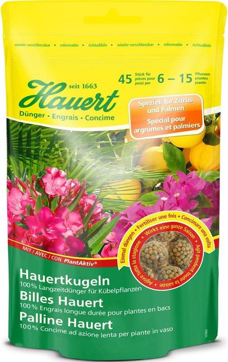 Produktbild Hauert Hauertkugeln für Kübelpflanzen (0.21 kg)