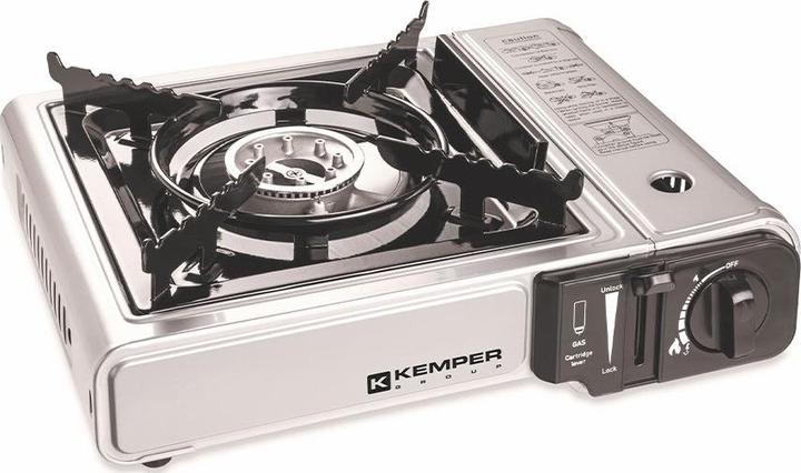 Produktbild Kemper Camping Gaskocher integrierter Piezozündung