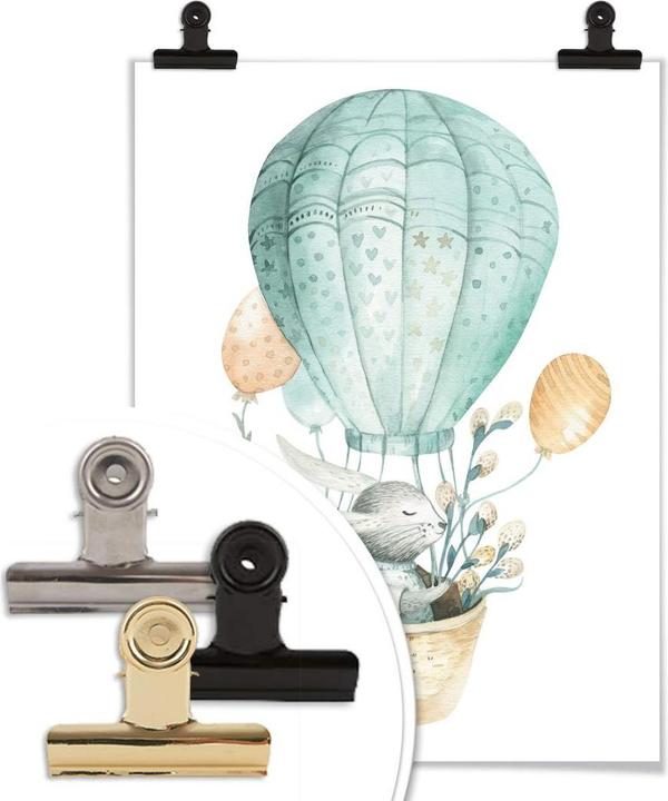 Actual product image Trenddeko Kvilis - Bunny in balloon (50 x 60 cm)