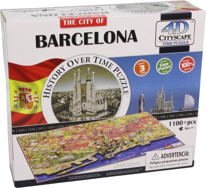 Immagine prodotto 4D City Barcellona, Spagna (1200 pezzi)