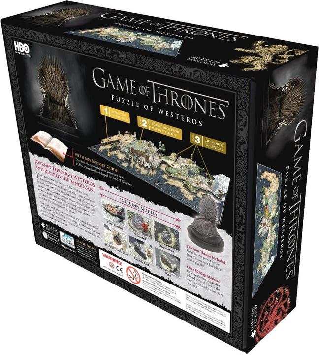 Immagine prodotto 4D City Game of Thrones : Westeros (1400 pezzi)