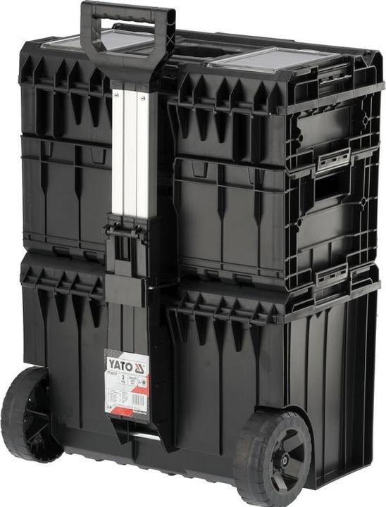 Produktbild Yato Werkstattwagen Werkzeugkoffer Werkzeugtrolley leer Werkzeugkiste Rollwagen (3 Teile)