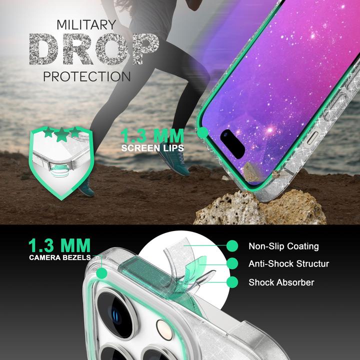 Image du produit Nalia Étui à paillettes (Apple iPhone 14 Pro)