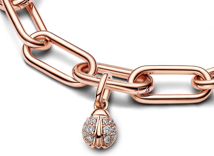 Produktbild Pandora ME Glücks Marienkäfer Mini Charm (Metall, rosevergoldet)