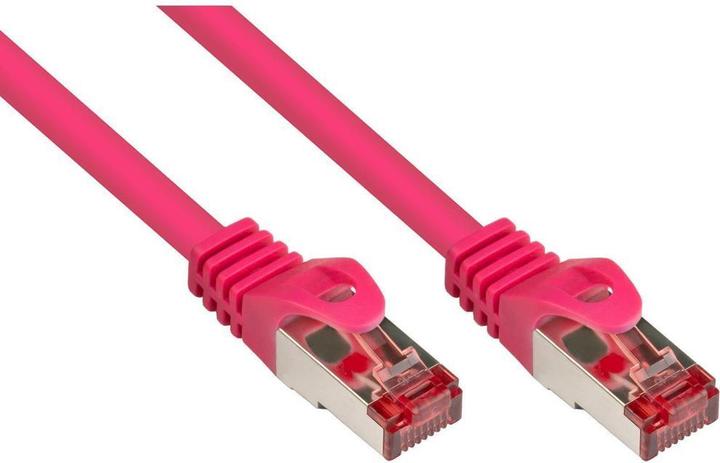 Actual product image Varia SO-36800 - Patchcable Cat.6a, S/FTP, 7,5m, magenta (S/FTP, CAT6, 7.50 m)