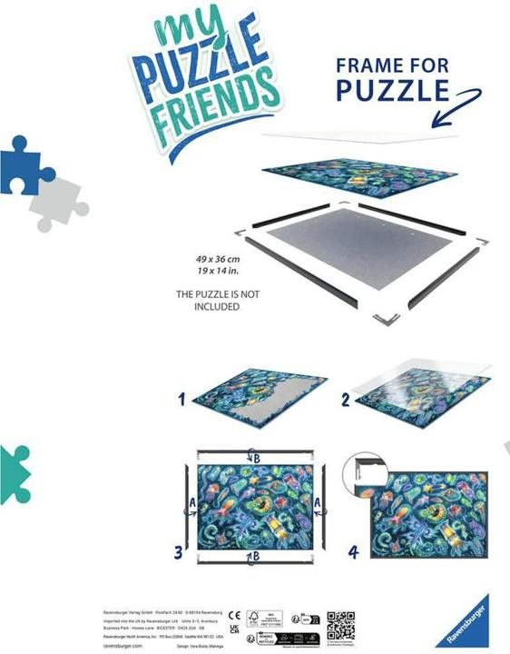 Actual product image Ravensburger Puzzle picture frame 1000 pieces (1000 pieces)