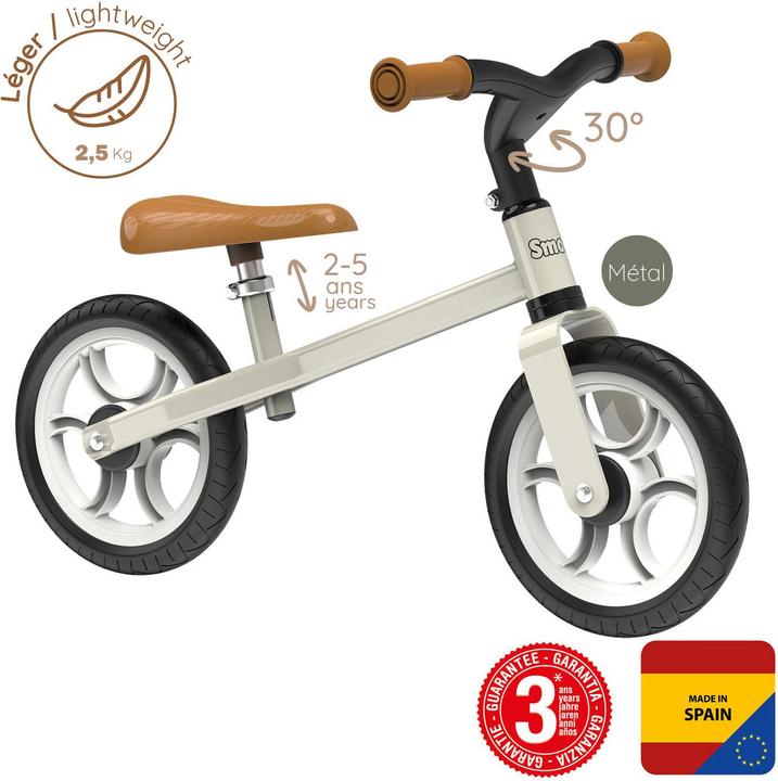 Immagine prodotto Smoby Prima bicicletta per bambini Marrone/Grigio/Nero (4.76")