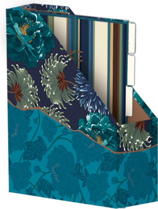 Image du produit Clairefontaine K3 blue, Set de 3 pochettes à onglets 22x31 cm, ass. - A motifs (22 x 31 cm, 240 x)