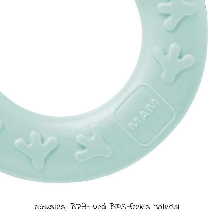 Produktbild MAM Beissring Bite & Brush 3+ Monate, 1 Stk, türkis