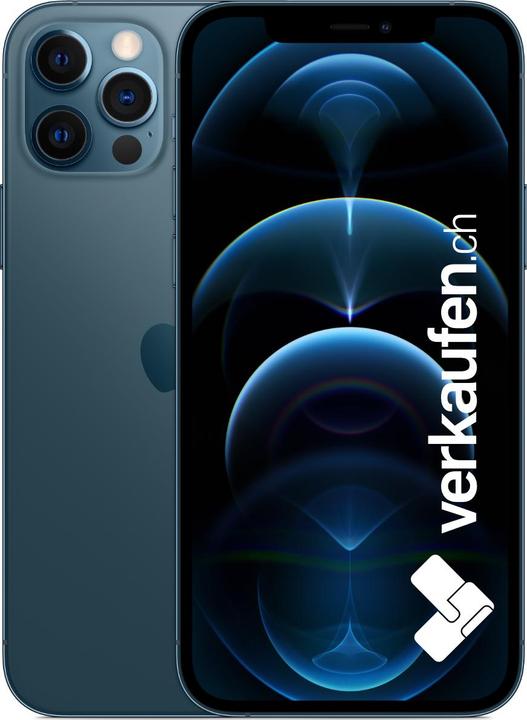 Immagine prodotto verkaufen.ch iPhone 12 Pro (256 GB, Blu Pacifico, 6.10", 12 Mpx, SIM + eSIM, A / Come nuovo)