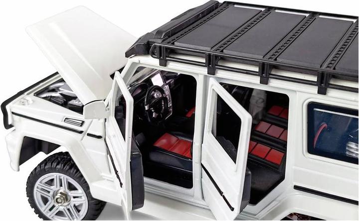 Image du produit Amewi BRX24 Métal Scale Crawler 4WD 1:24 RTR blanc (RTR Prêt à fonctionner)