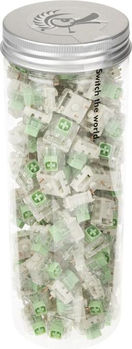 Actual product image Ducky Kalih Box Jade Switches, mechanical, 3-pin, clicky, MX-Stem, 50g - 110 pieces