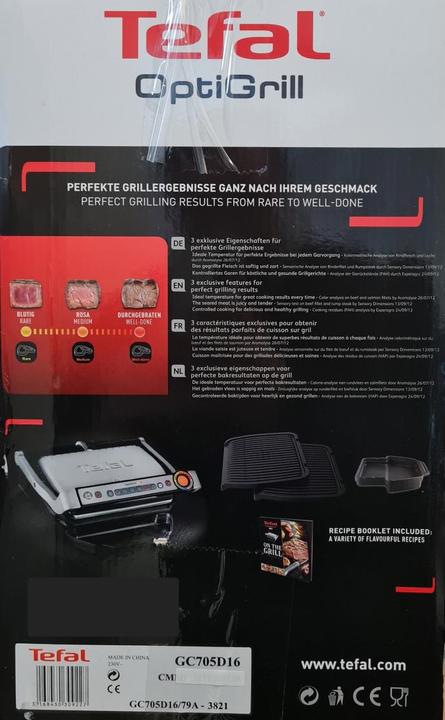 Produktbild Tefal OptiGrill GC705D