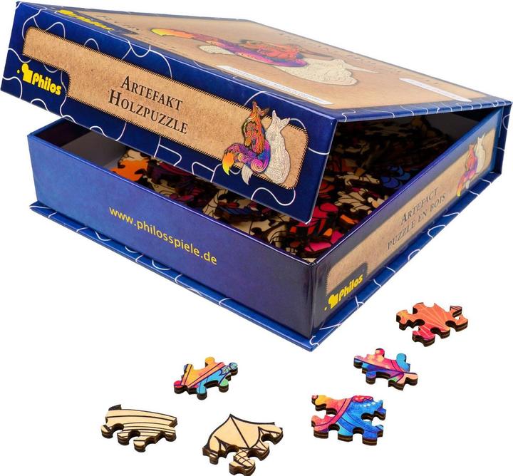 Immagine prodotto Philos Puzzle in legno Artefact 2 in 1 Fox (143 pezzi)