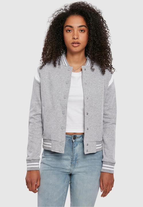 Produktbild Urban Classics Ladies Organic Inset College Sweat Jacket (L)