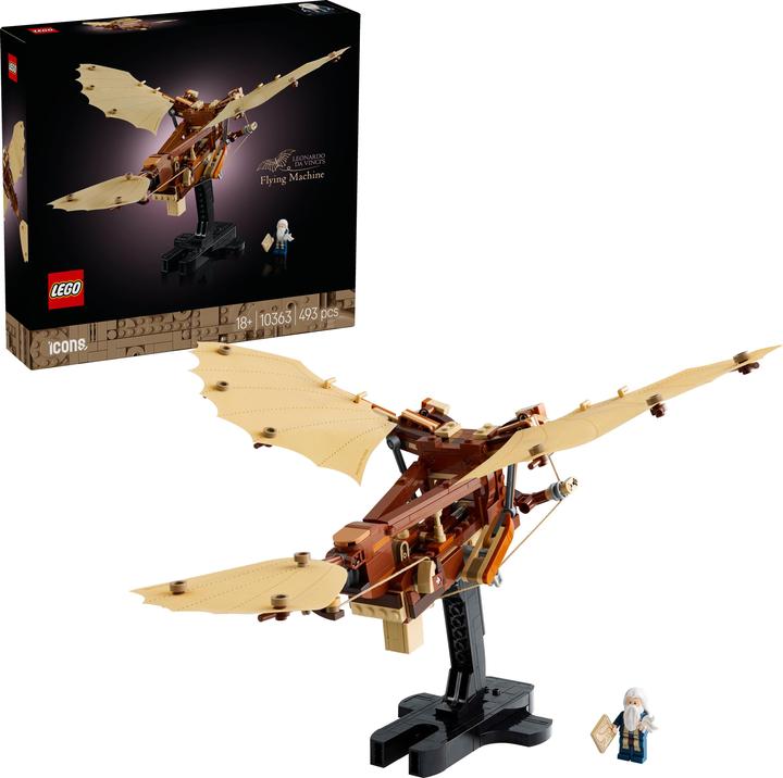 Actual product image LEGO Die Flugmaschine von Leonardo da Vinci (10363, LEGO Icons)