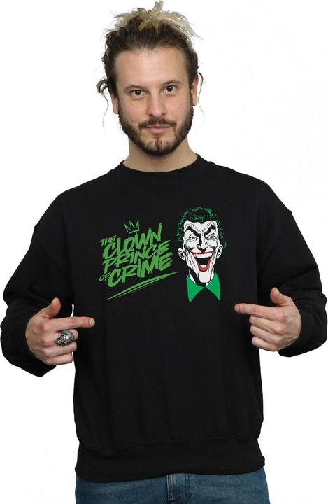 Actual product image Mens Batman Joker The Clown Prince Of Crime Cotton Sweatshirt (XL)