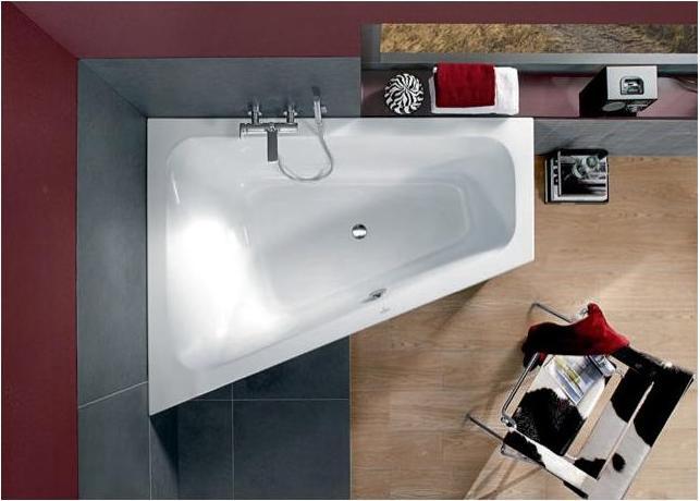 Actual product image Villeroy & Boch V&B LOOP & FRIENDS built-in bathtub 1750x1350mm left version white (215 l, 175 cm, 135 cm)