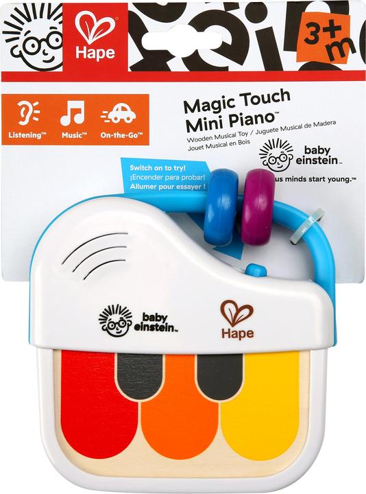 Actual product image Hape Mini Piano (German, French, Italian, English)