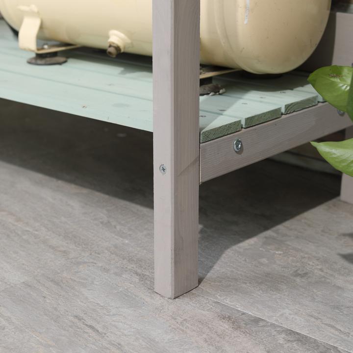 Actual product image Homcom Planting table with drawer and tray