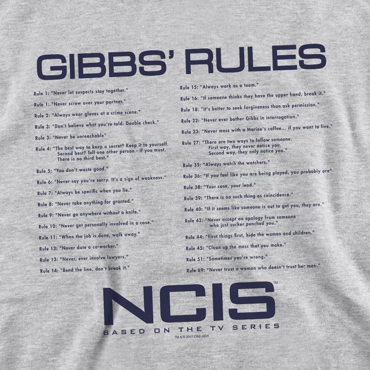 Produktbild Ncis Gibbs Rules Sweatshirt (S)