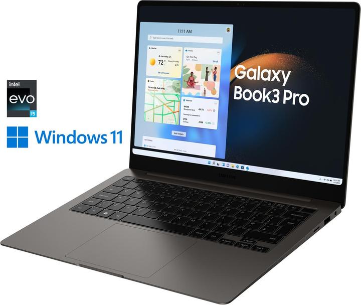 Actual product image Samsung Galaxy Book3 Pro (14", Intel Core i5-1340P, 8 GB, 512 GB, DE)