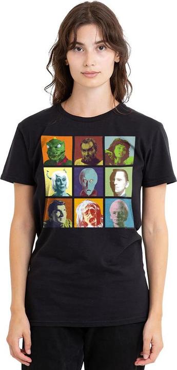 Actual product image Unisex Adult Alien Squares T-Shirt (M)