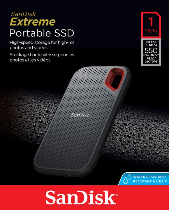 Actual product image SanDisk Extreme Portable V1 (1000 GB)
