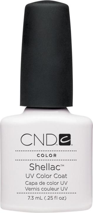 CND Shellac UV Color Coat Cream Puff (Weiss, Gel-Effekt Nagellack)