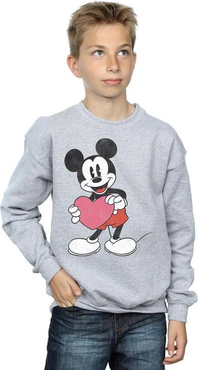 Produktbild Disney Mickey Mouse Valentine Heart Sweatshirt Jungen (152, 158)